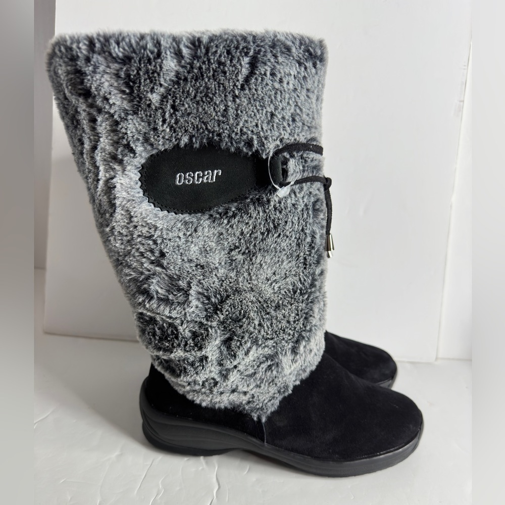 Oscar Sport Lena Italian Faux Fur Suede Winter Boots